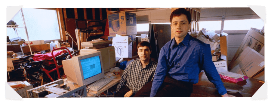 Zakladatelé společnosti Google Sergey Brin a Larry Page.
